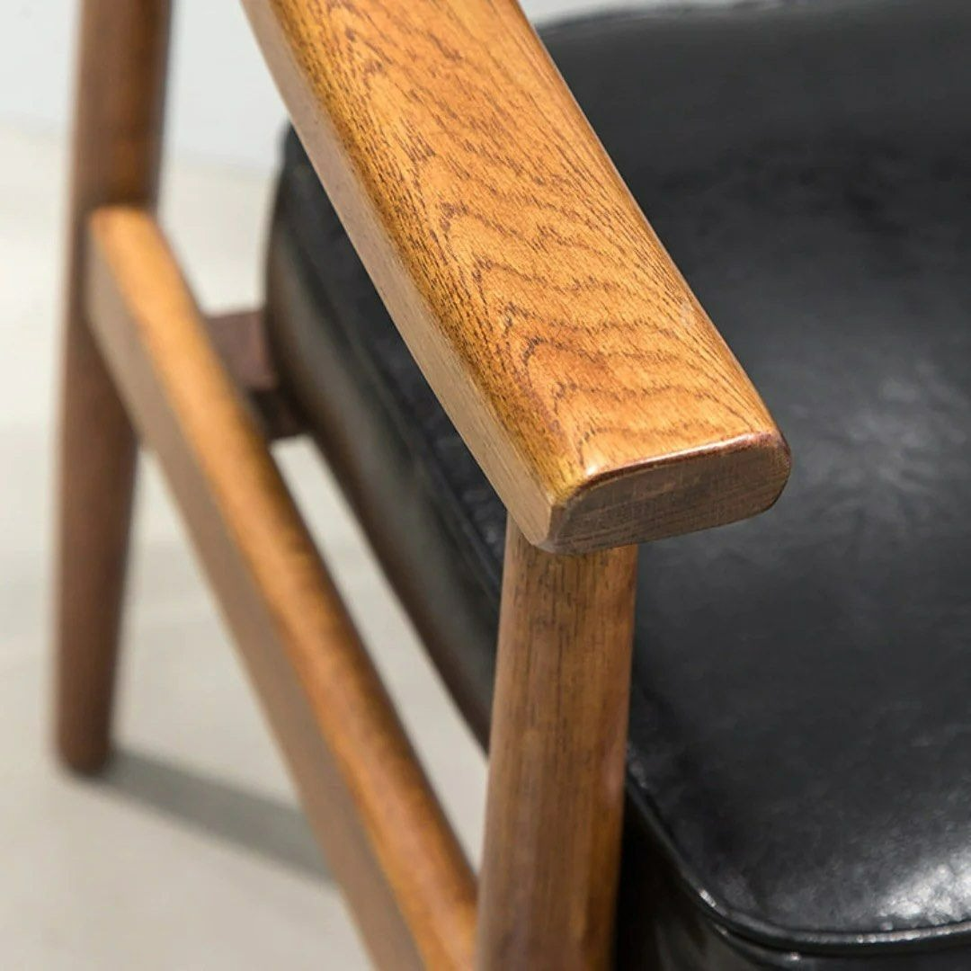 WINIFRED Upholstered Solid Wood Armchair