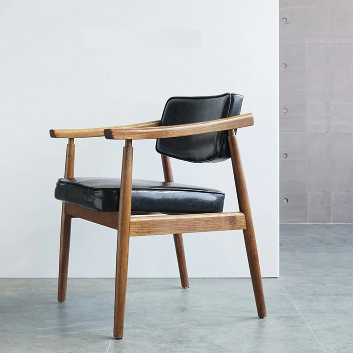 WINIFRED Upholstered Solid Wood Armchair