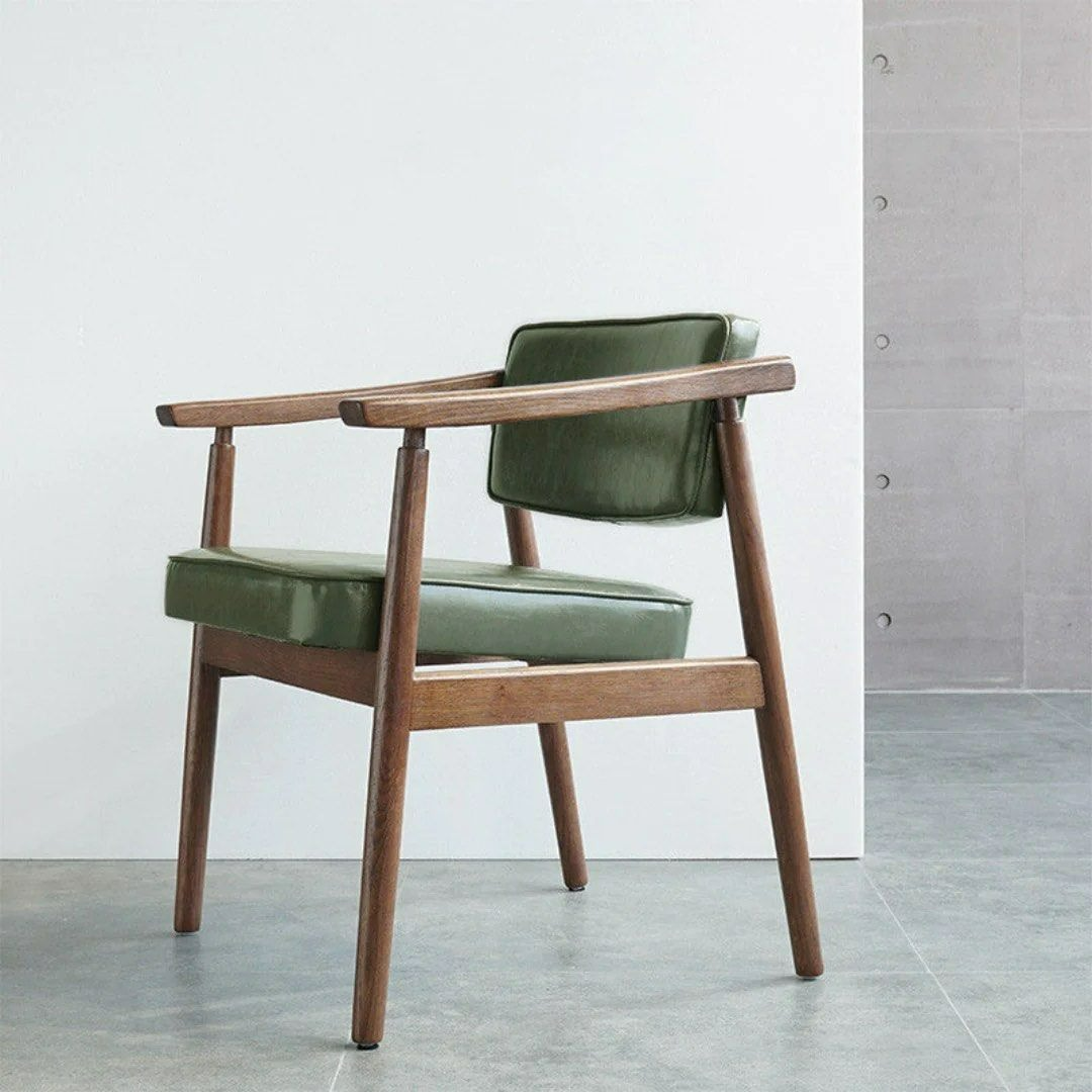 WINIFRED Upholstered Solid Wood Armchair