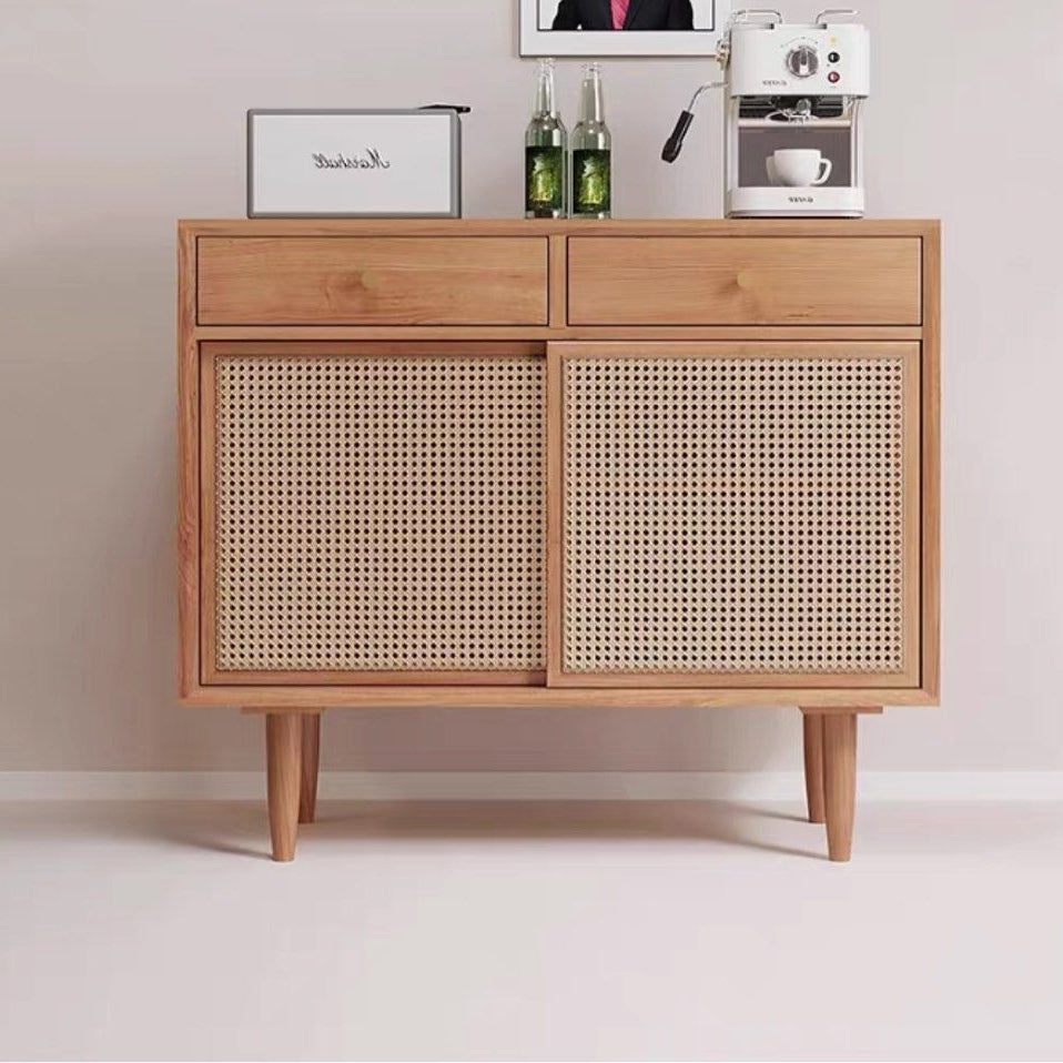 TROZE Rustic Rattan Sideboard