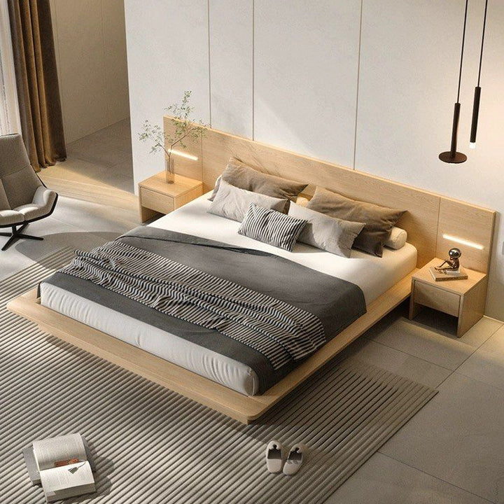 EUTROS Modern Oak Bedframe