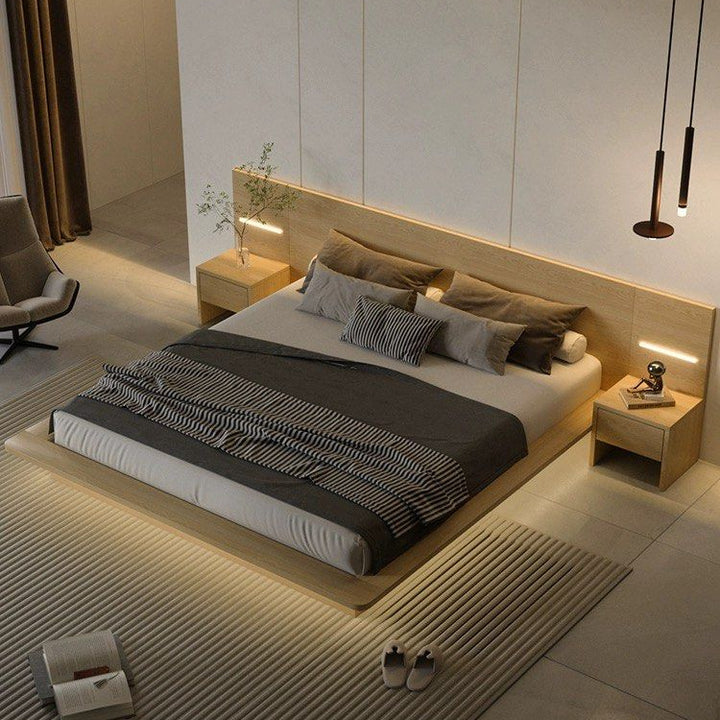 EUTROS Modern Oak Bedframe