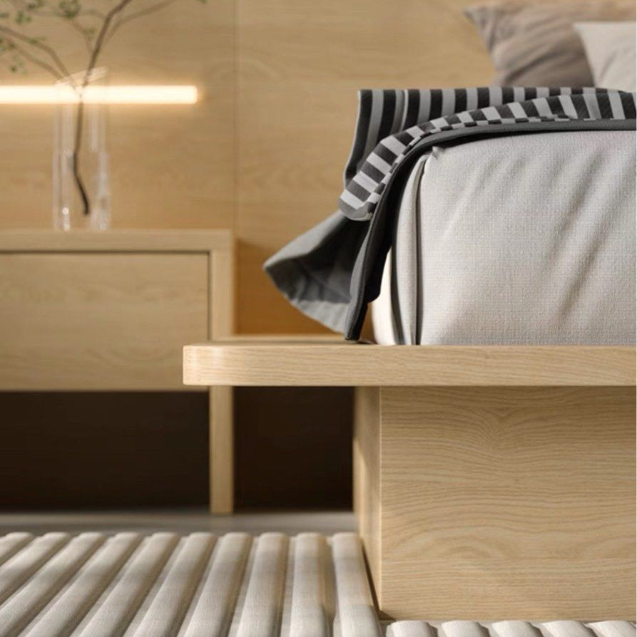 EUTROS Modern Oak Bedframe