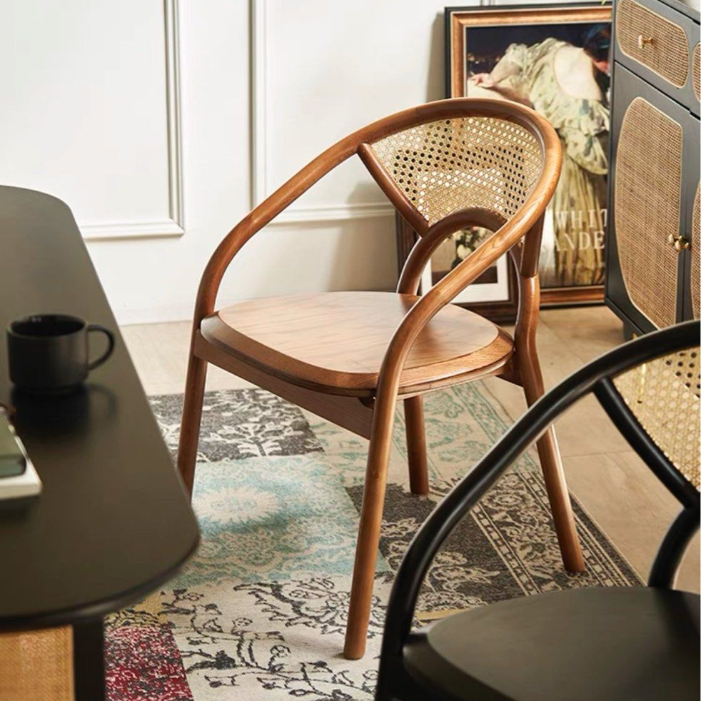 AYALA Rustic Rattan Dining Chair