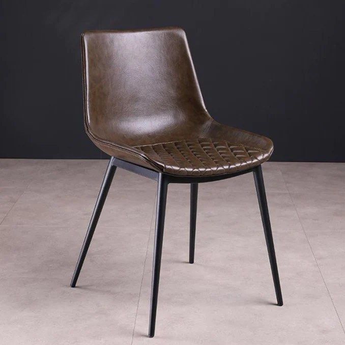 MAREK Leather Dining Chair (set of 2)