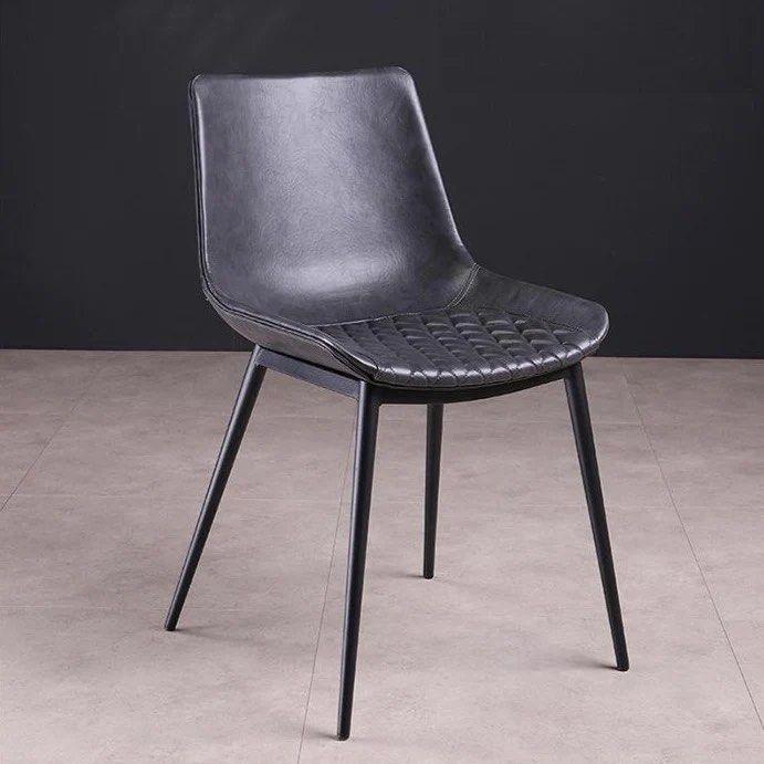 MAREK Leather Dining Chair (set of 2)