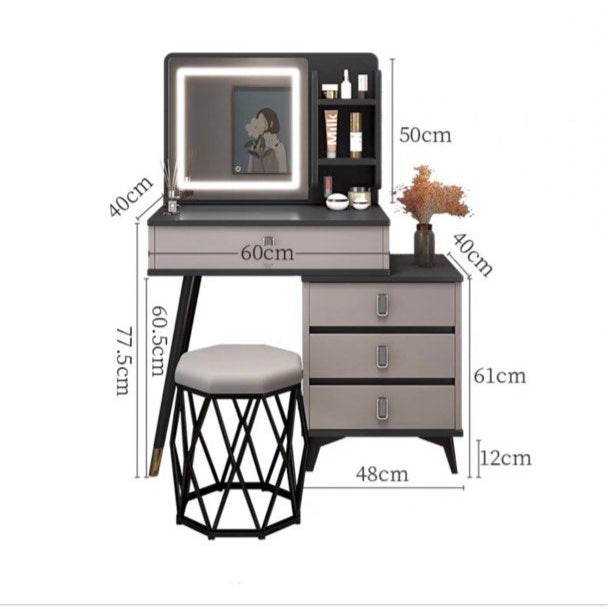 EZE Modern Vanity Set