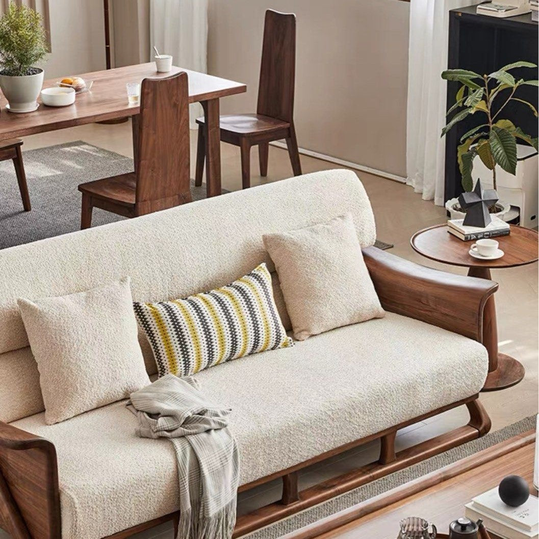 VERNISCA Rustic Fabric Sofa