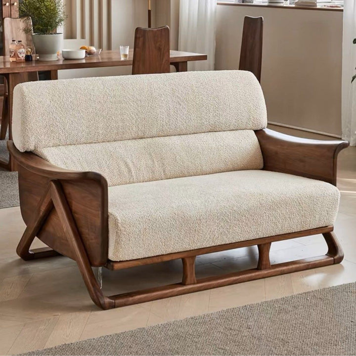 VERNISCA Rustic Fabric Sofa