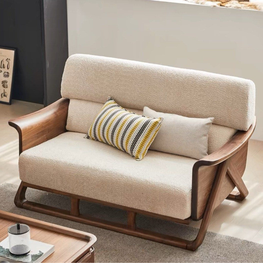 VERNISCA Rustic Fabric Sofa