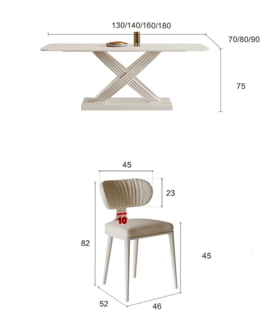 THURMAN Modern Sintered Stone Dining Table