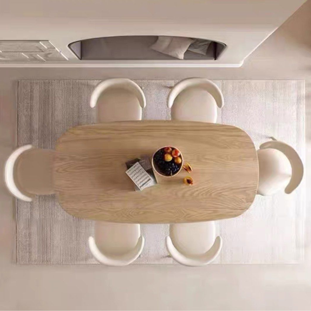 ELWIN Japandi Solid Wood Dining Table