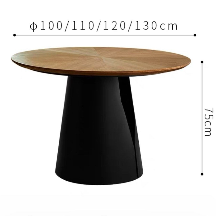TITO Solid Wood Round Dining Table