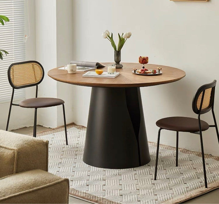 TITO Solid Wood Round Dining Table