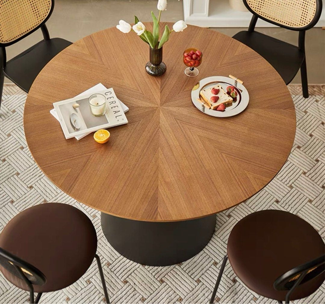 TITO Solid Wood Round Dining Table