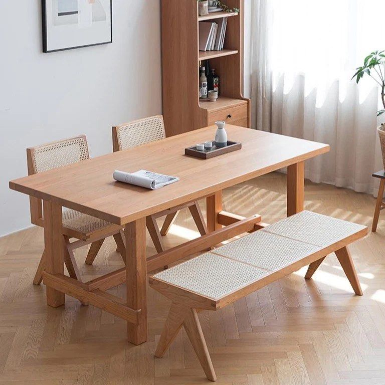 FEDERICA Rattan Bench & Ottoman