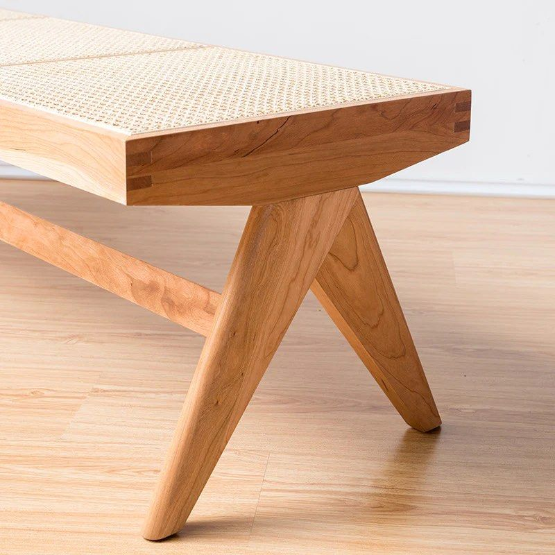 FEDERICA Rattan Bench & Ottoman