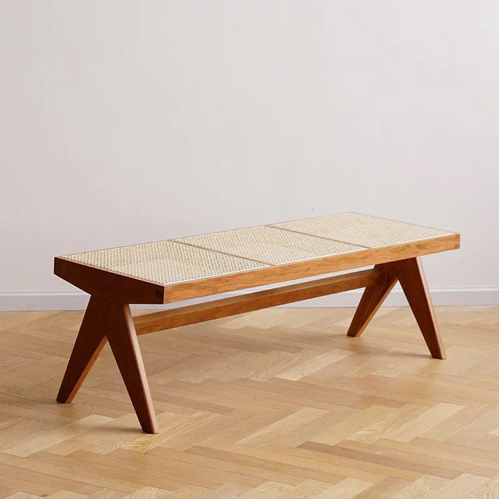 FEDERICA Rattan Bench & Ottoman