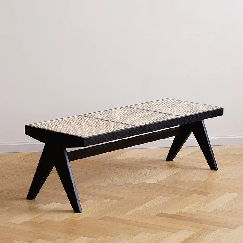 FEDERICA Rattan Bench & Ottoman