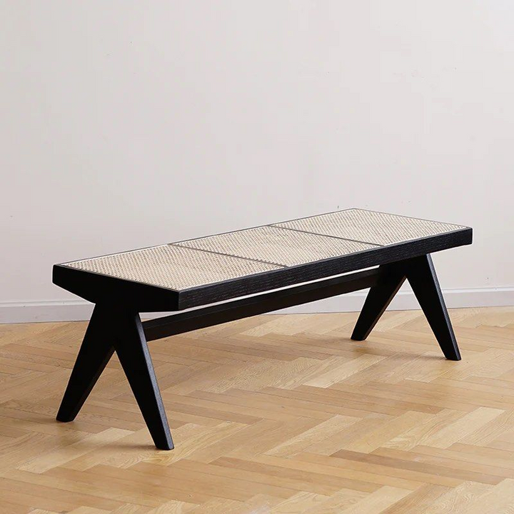 FEDERICA Rattan Bench & Ottoman