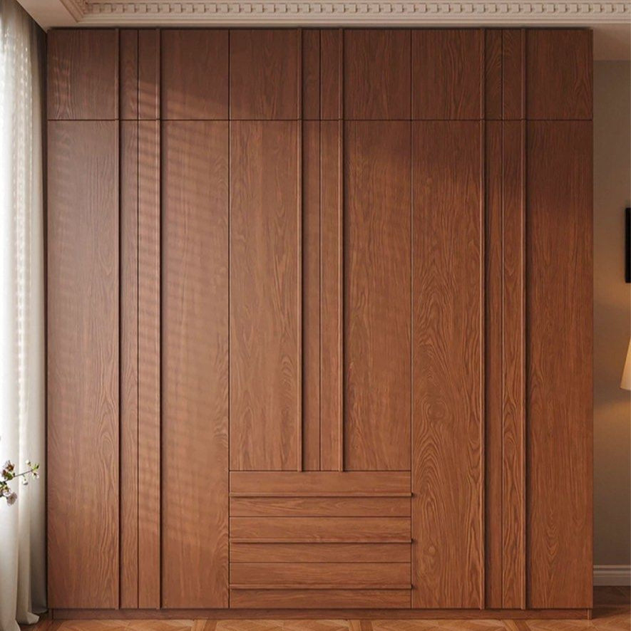 FERUEN Modern Solid Wood Wardrobe