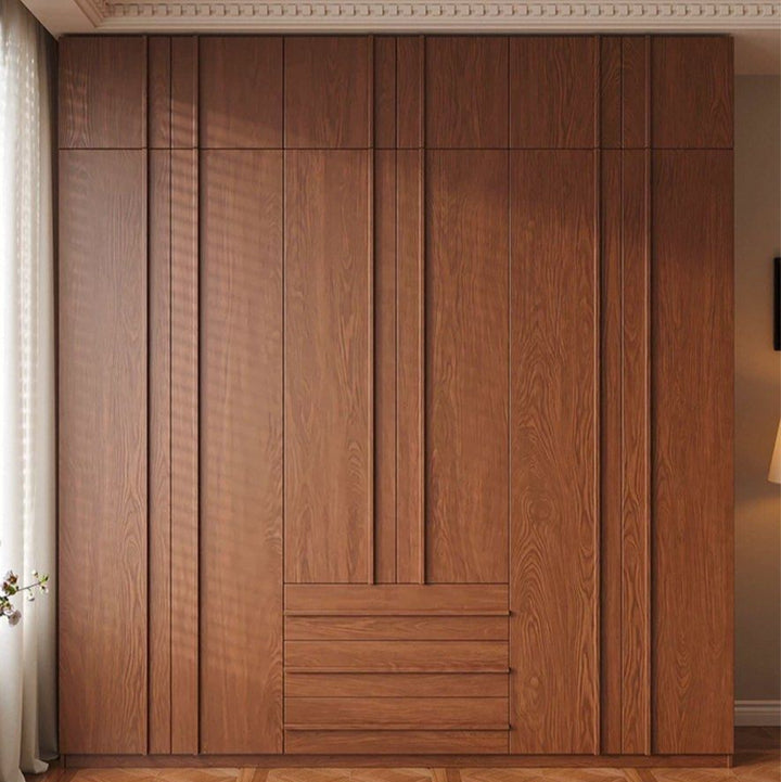FERUEN Modern Solid Wood Wardrobe