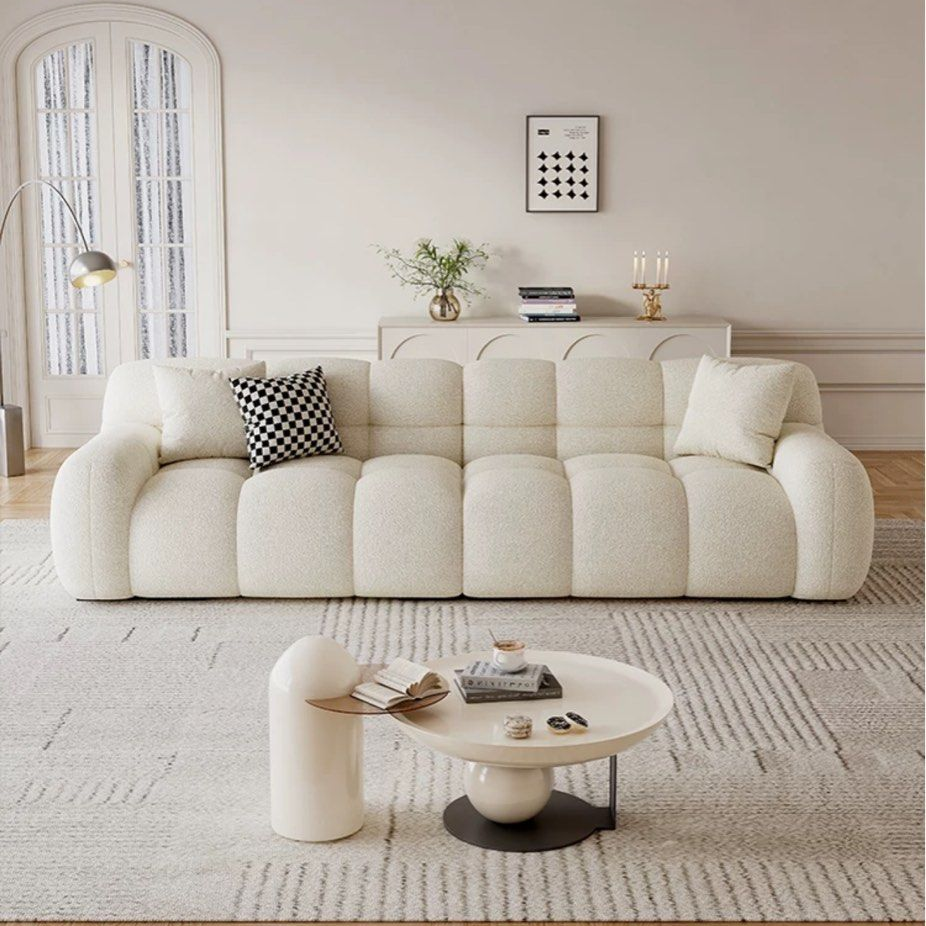 ZENARO Modern Boucle Sofa