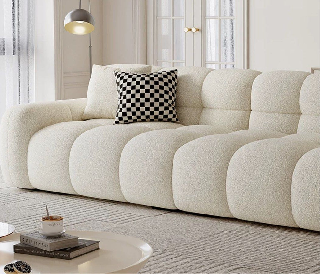 ZENARO Modern Boucle Sofa
