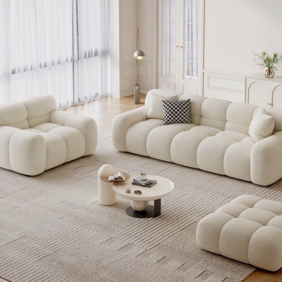 ZENARO Modern Boucle Sofa