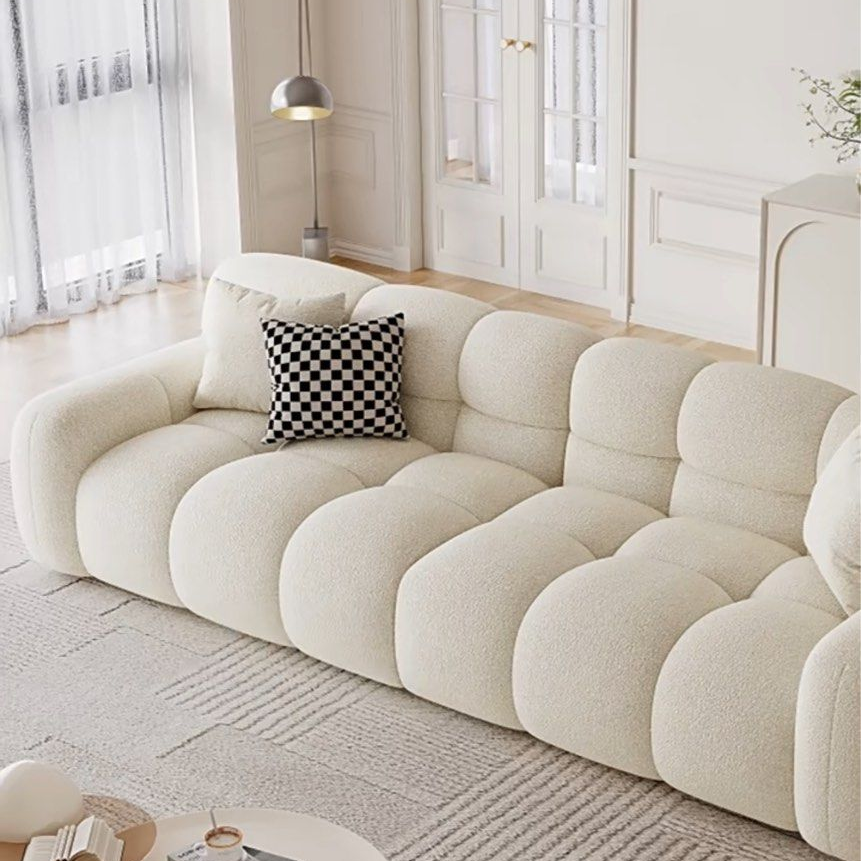 ZENARO Modern Boucle Sofa