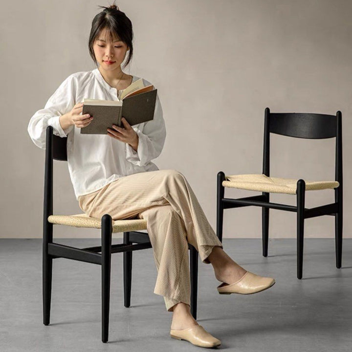 HAMMOND Solid Wood Wishbone Dining Chair