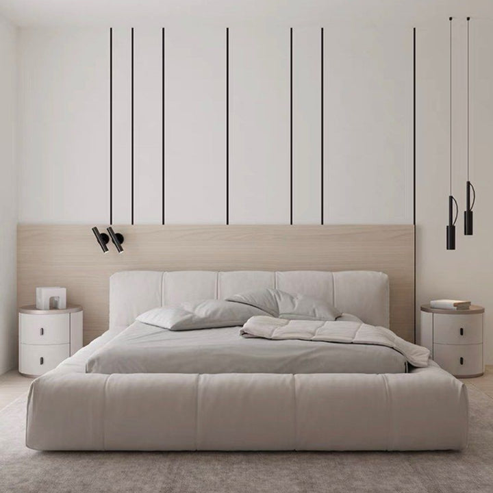 FINSERE Modern Velvet Bedframe