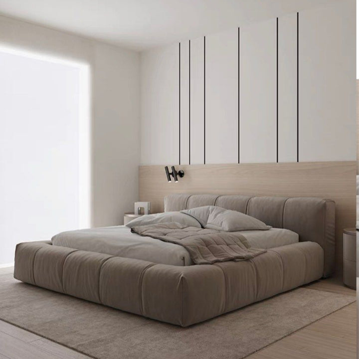 FINSERE Modern Velvet Bedframe