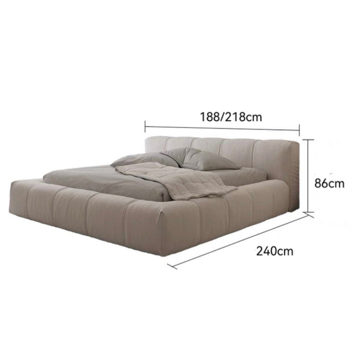 FINSERE Modern Velvet Bedframe