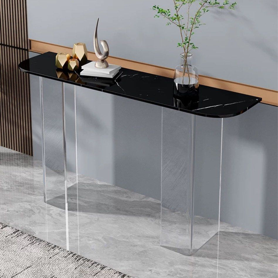 TAMRIN Modern Acrylic Console Table
