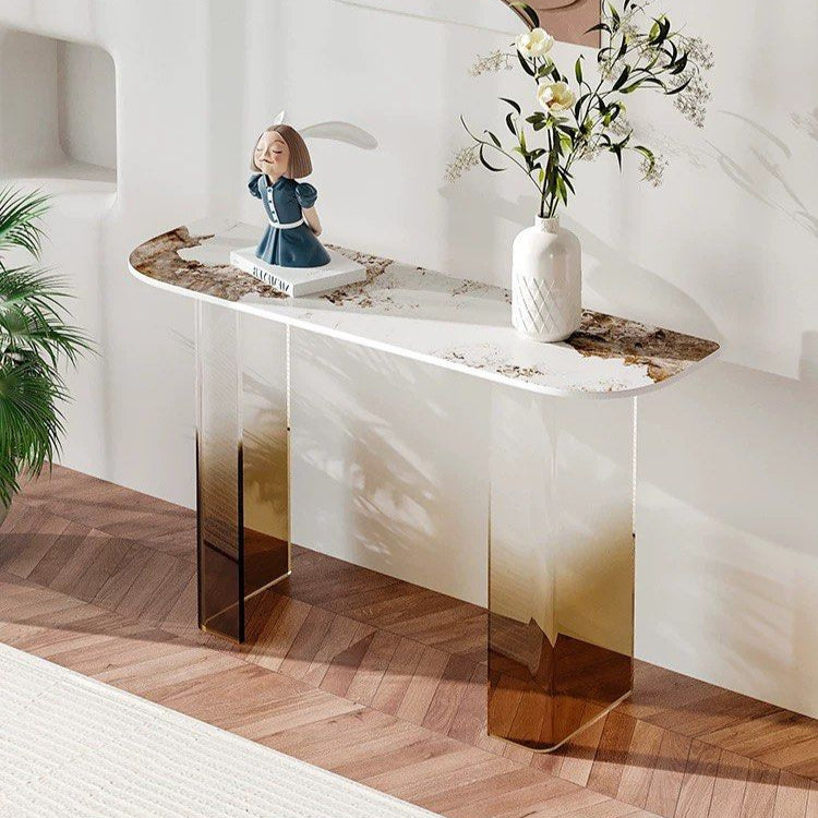 TAMRIN Modern Acrylic Console Table