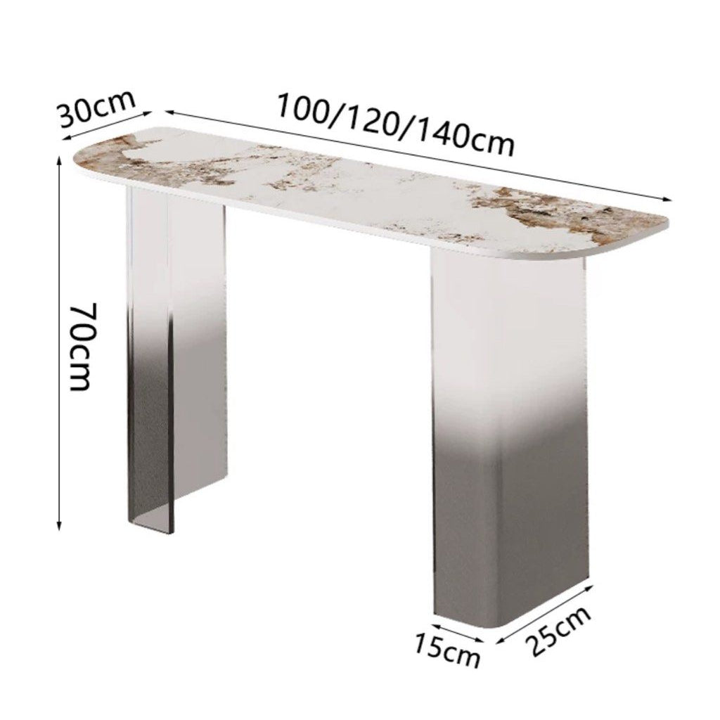 TAMRIN Modern Acrylic Console Table