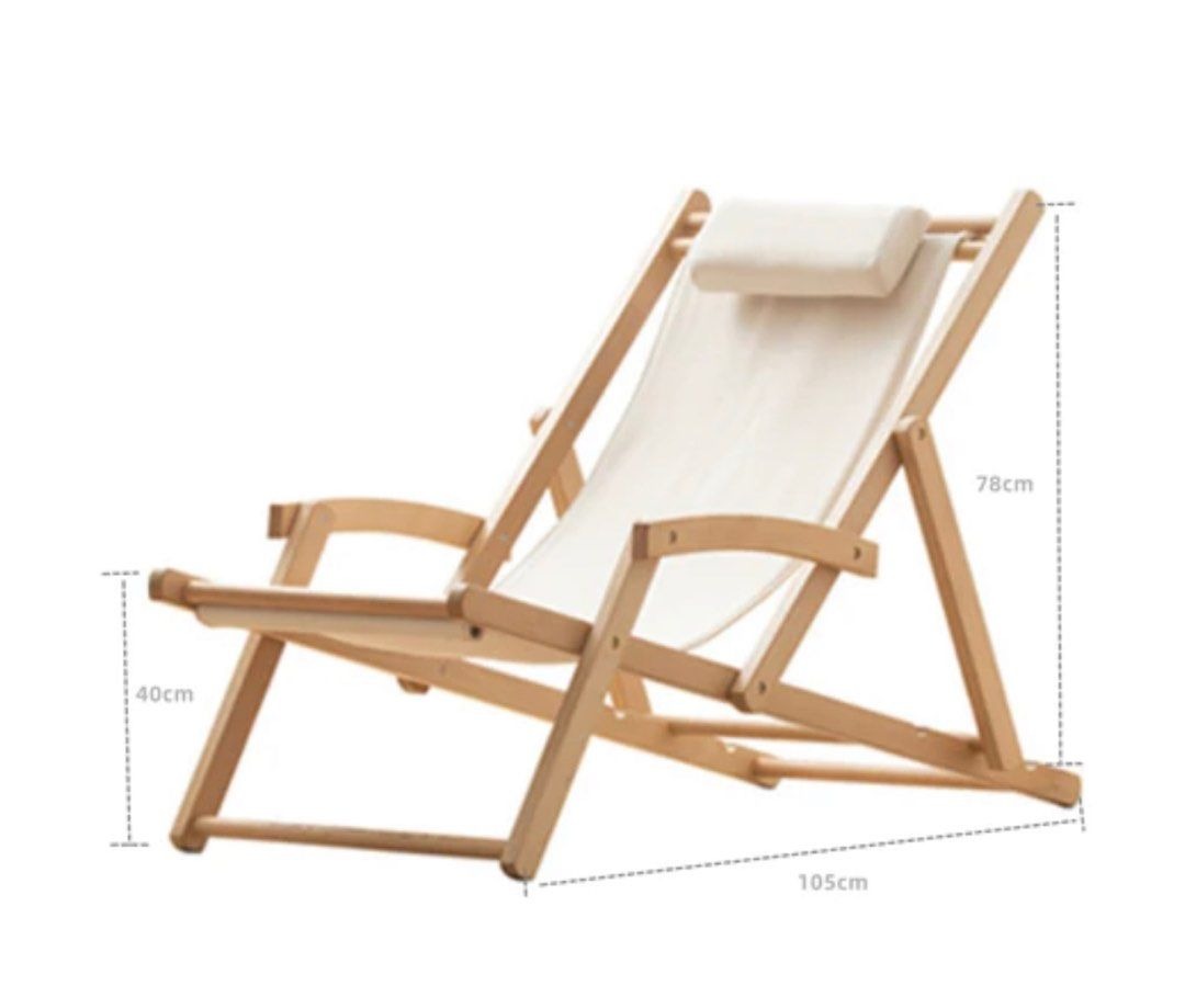 VANRE Solid Beachwood Chair