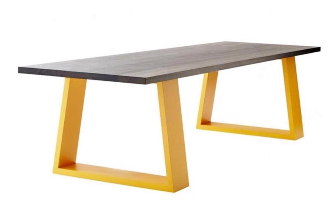 ELSPETH Contemporary Solid Wood Dining Table