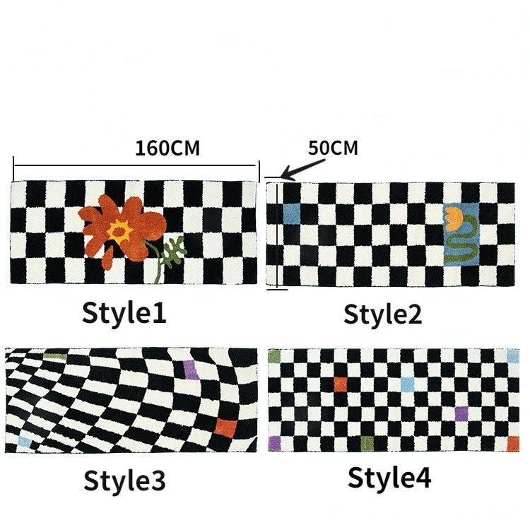 LUKA Checkerboard Area Rug