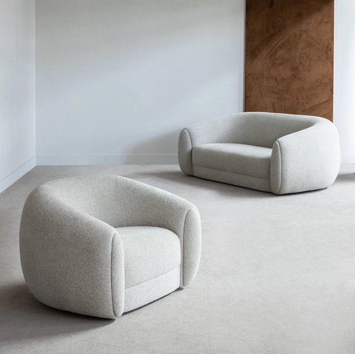 FRENO Modern Boucle Sofa
