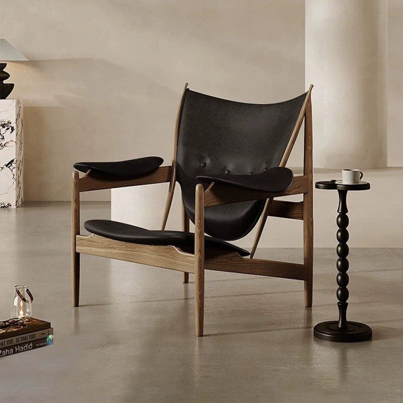 LUTHOR Modern Leather Lounge Chair