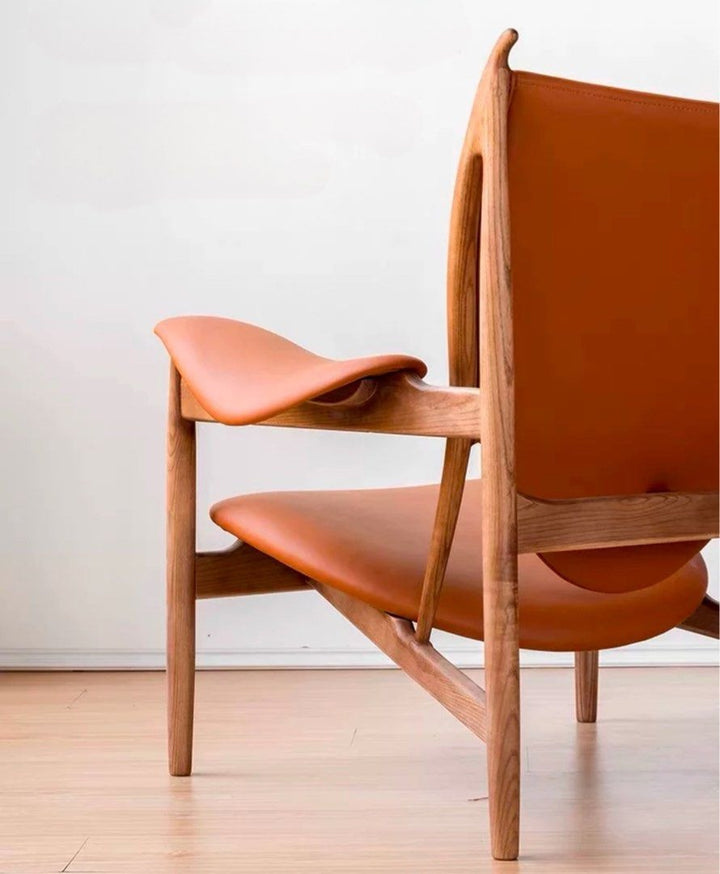LUTHOR Modern Leather Lounge Chair