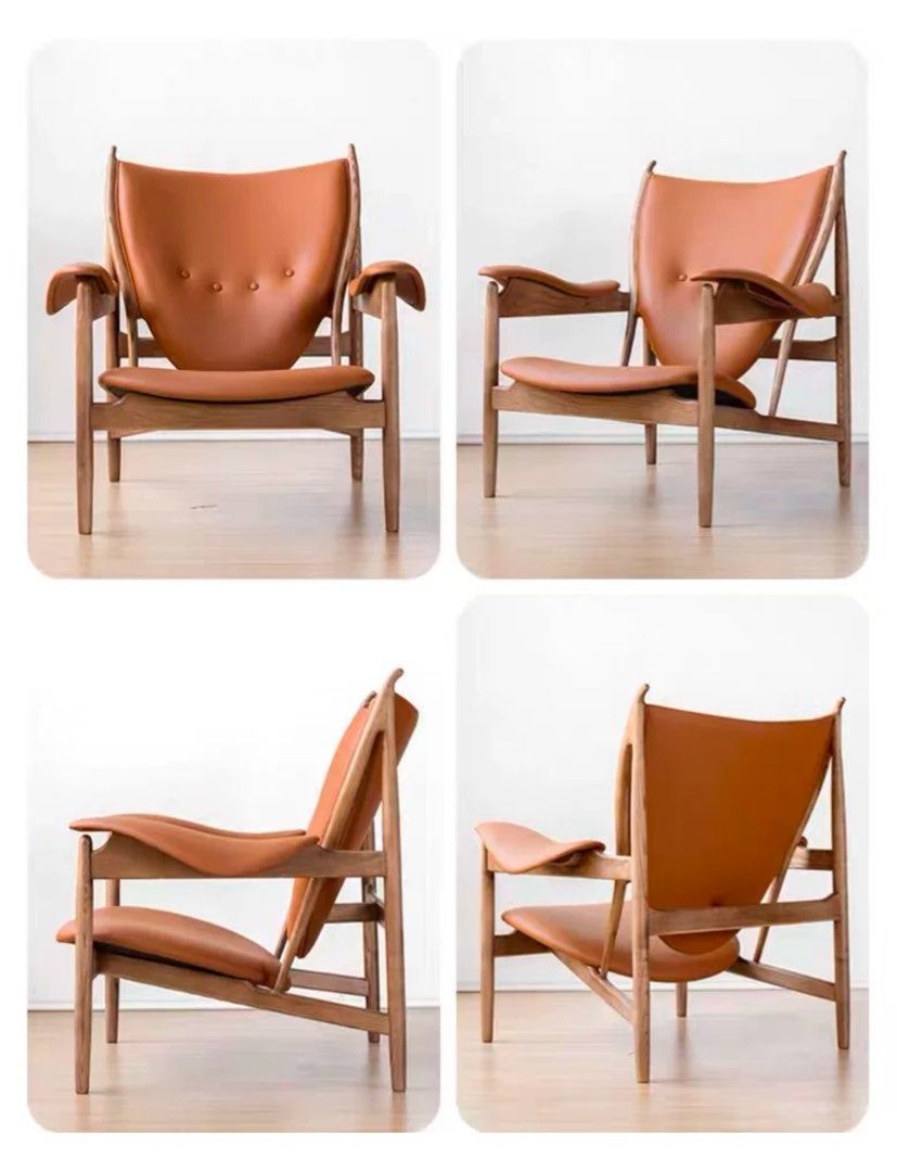 LUTHOR Modern Leather Lounge Chair