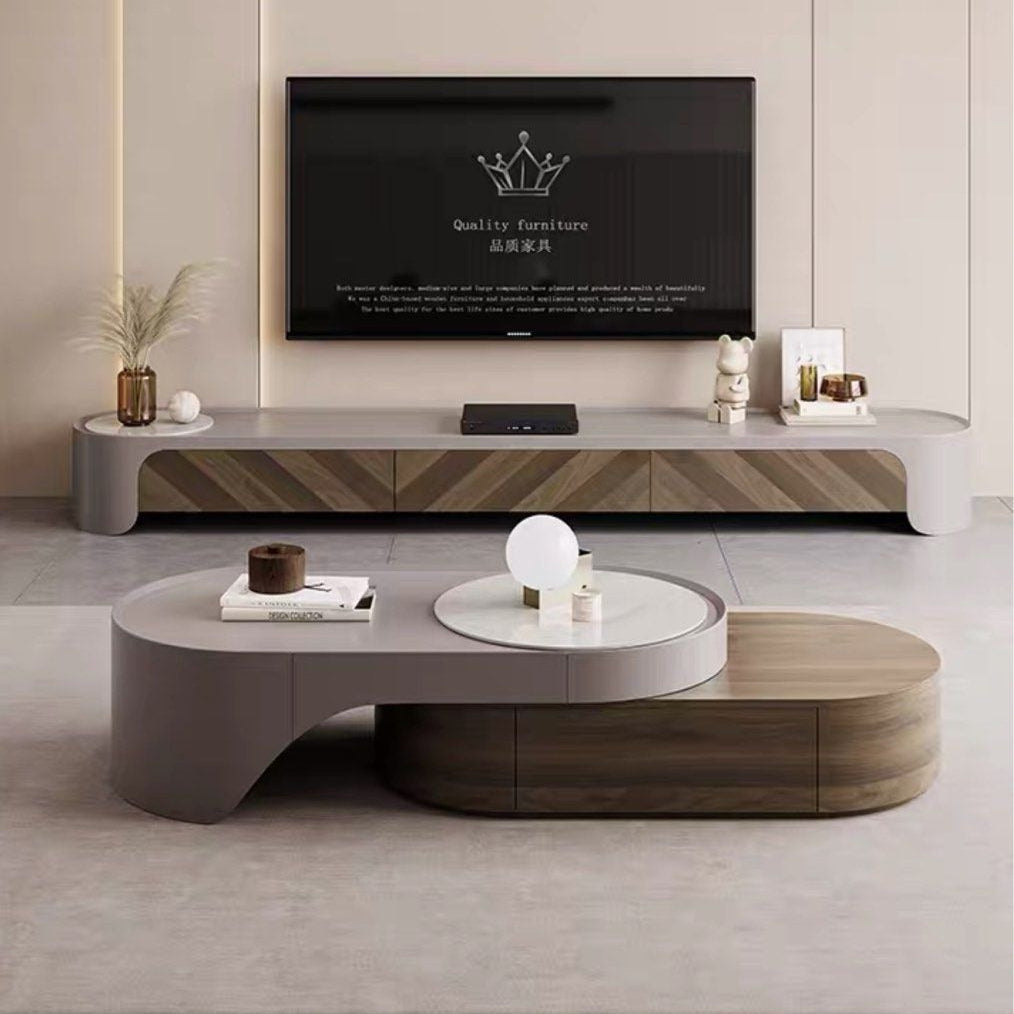 ZALBAR Modern Solid Wood TV Console