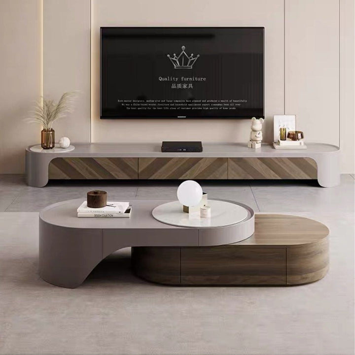 ZALBAR Modern Solid Wood TV Console