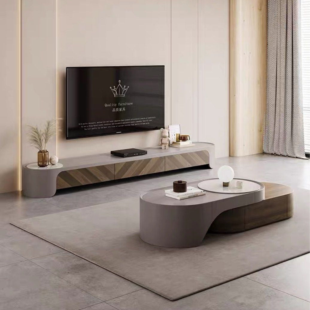 ZALBAR Modern Solid Wood TV Console