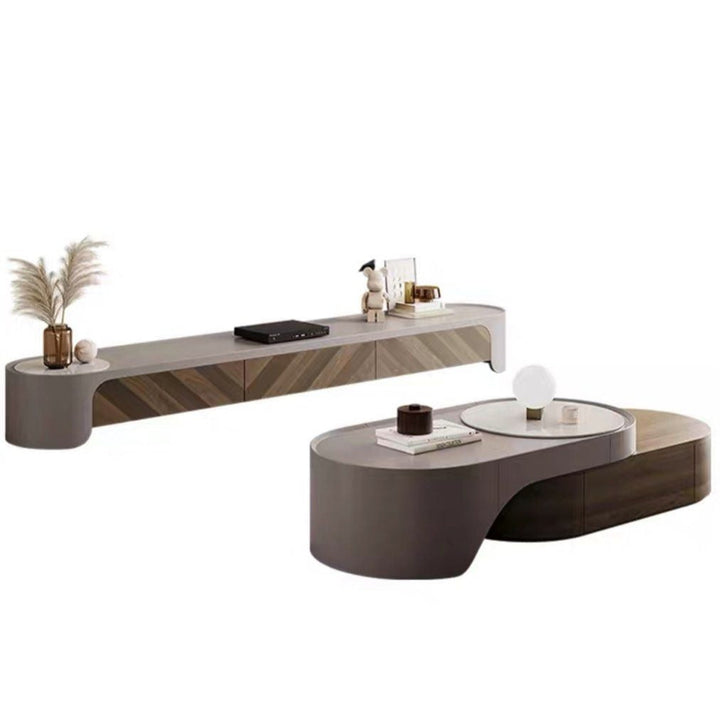 ZALBAR Modern Solid Wood TV Console