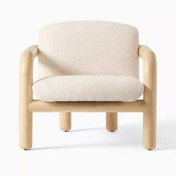 JACKSON Japandi Fabric Leisure Lounge Chair