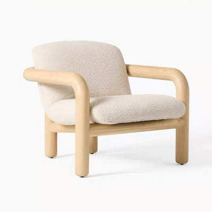JACKSON Japandi Fabric Leisure Lounge Chair